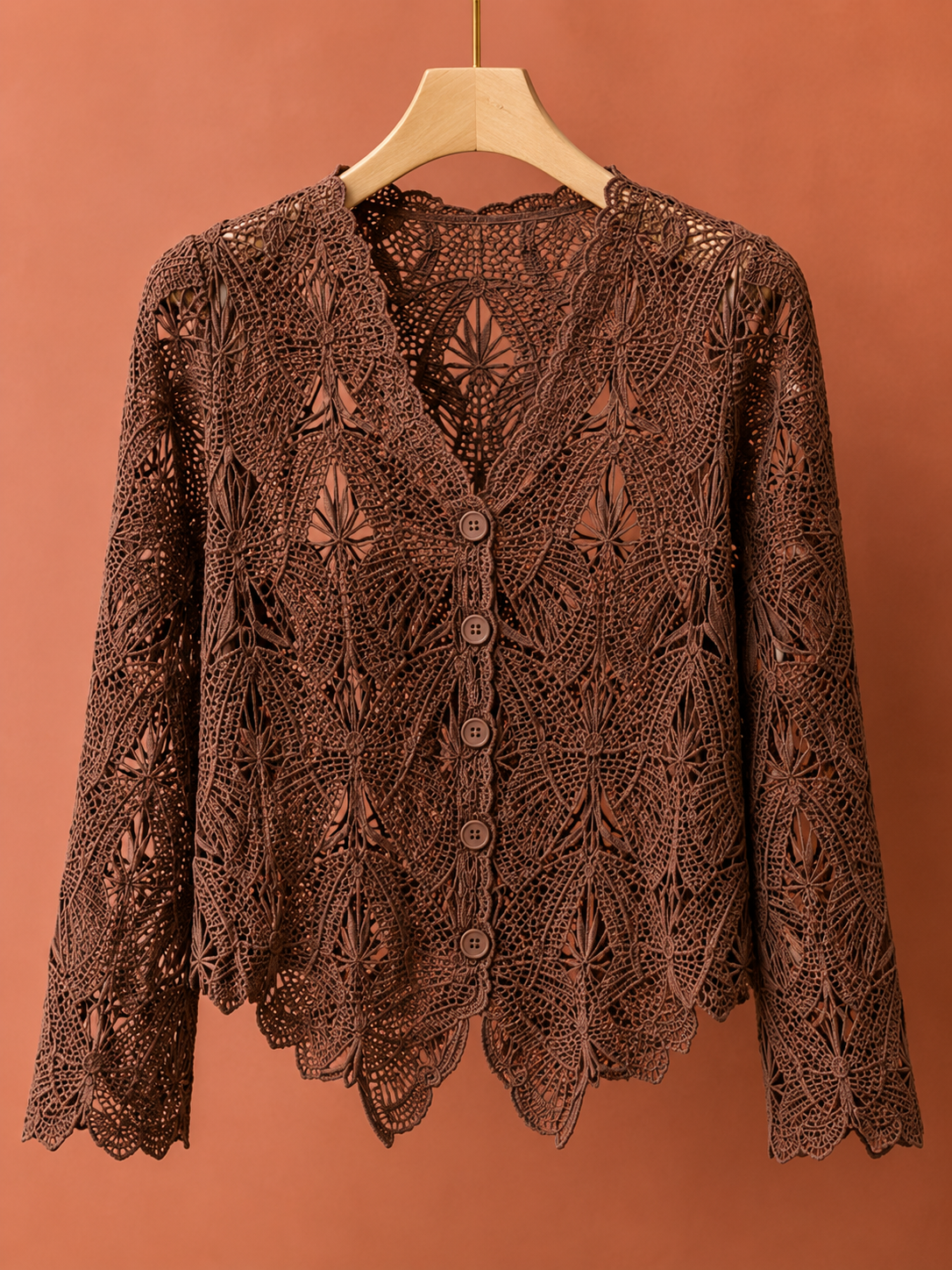 Lace Crochet Top for Women