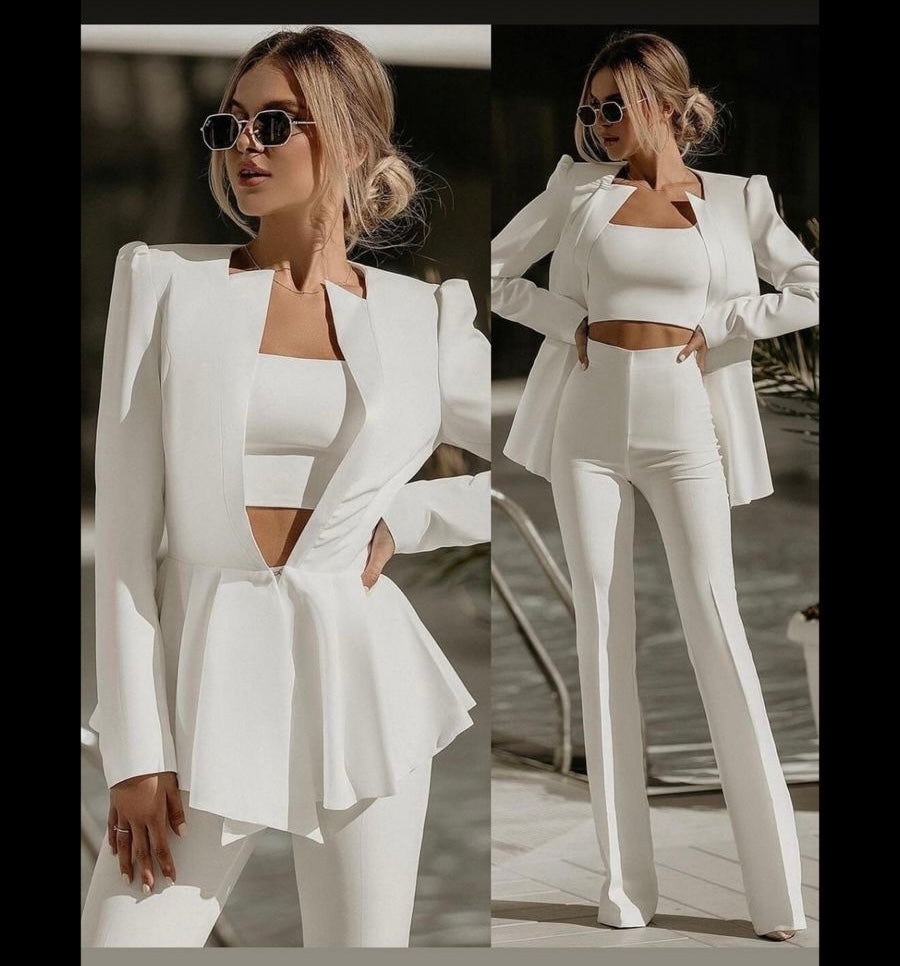 White Elegance Co-ord