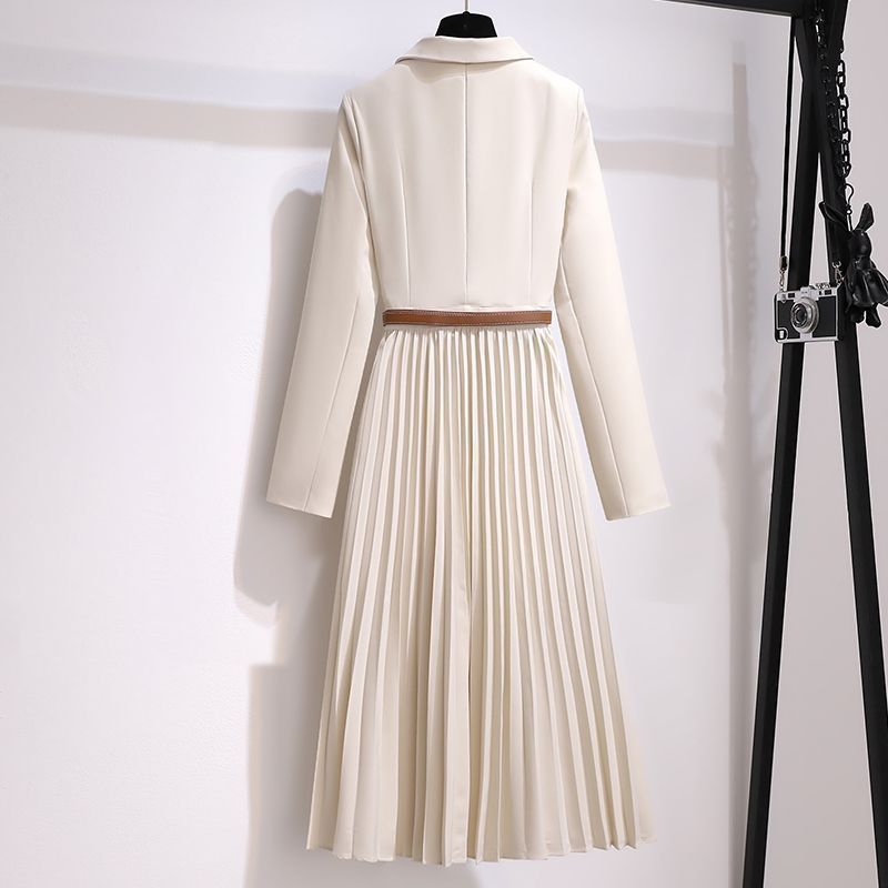 French-Style Suit Dress for Women, 2026 Autumn New Model, High-End, Elegant, Slimming, Gentle Style, Long-Sleeve Dress