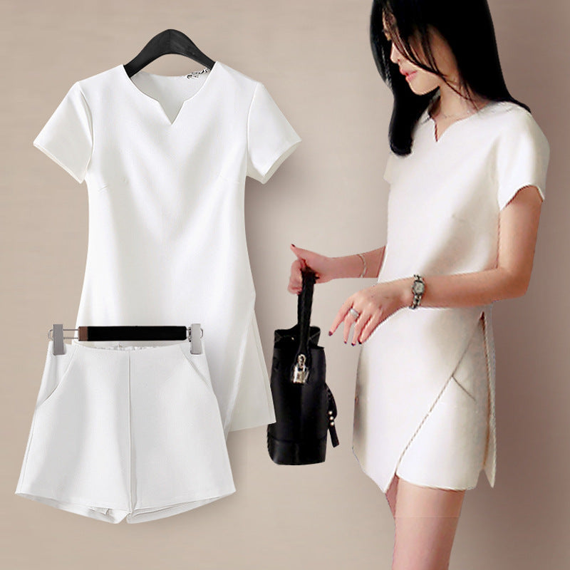 Enchanted 2026 Summer Two-Piece Set: Hong Kong Style Soft Girl Chic for Petite Women