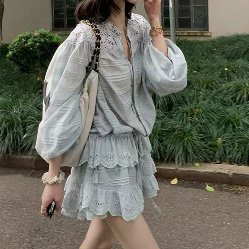 做货中 ASM A浪漫波西米亚风重工32万针刺绣连衣裙&裙裤套装新款