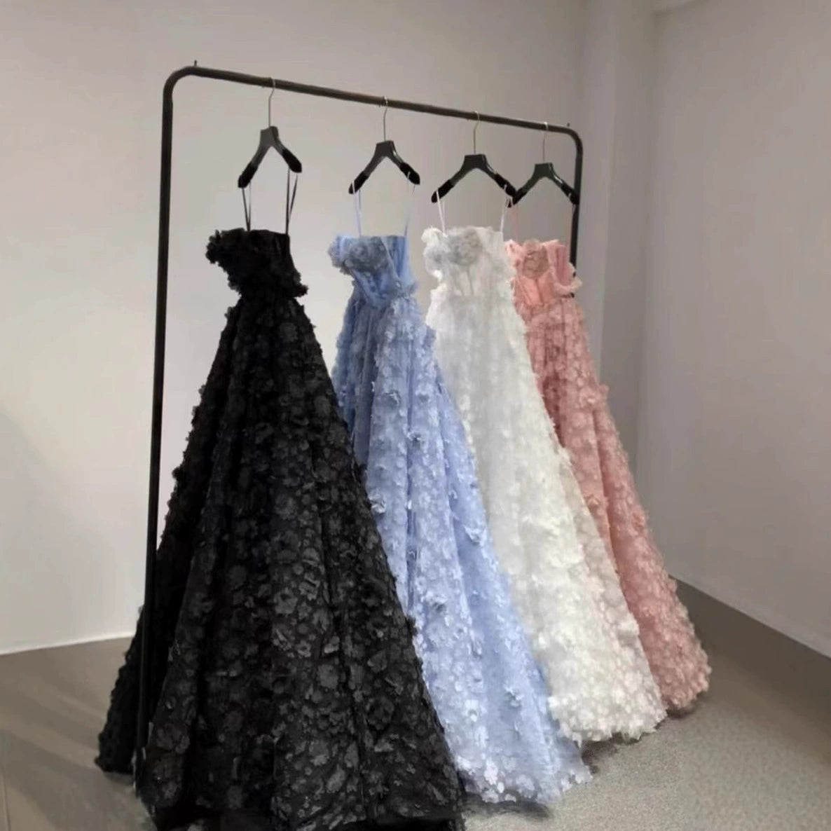 Elegant Strapless Evening Dress Princess Dress Women's Light Luxury Niche High-end dress Dress Birthday Adult Ceremony
