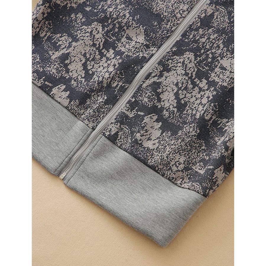 Gray Casual Sportswear Suit for Women in Autumn and Winter Korean Style Loose and Stylish Age-Reducing Cardigan Sweatshirt Casual Pants Two-Piece Set