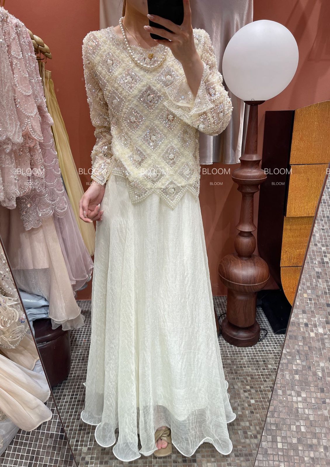 TREBUKA BEADED TOP FOR WOMEN