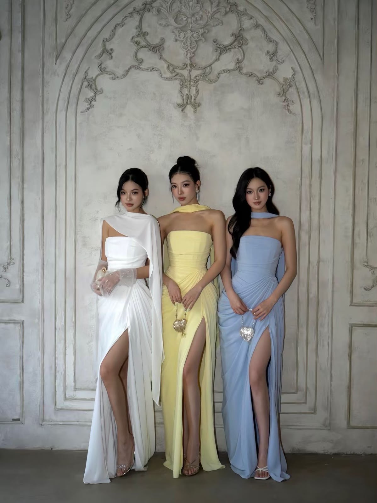 BEACH TUBE GOWN WITH SLIT