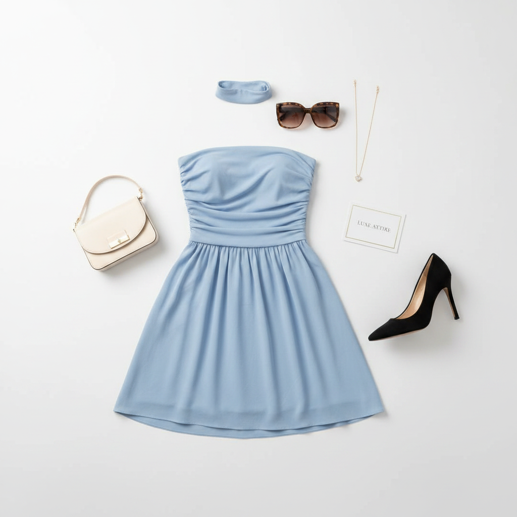 Electric Blue Tube Dress