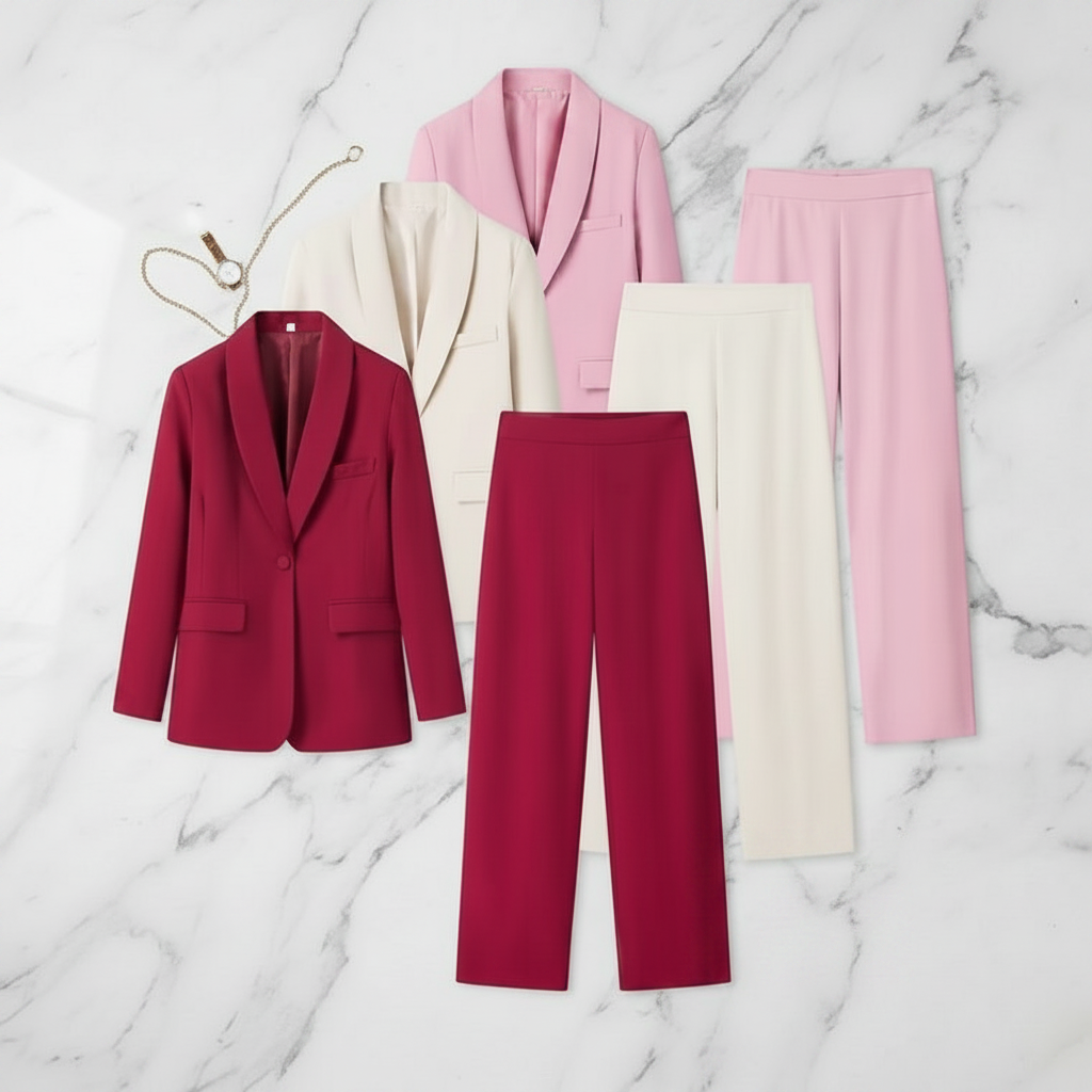 Monaco Fashion Wear 54 – Pink-1; Beige; Red
