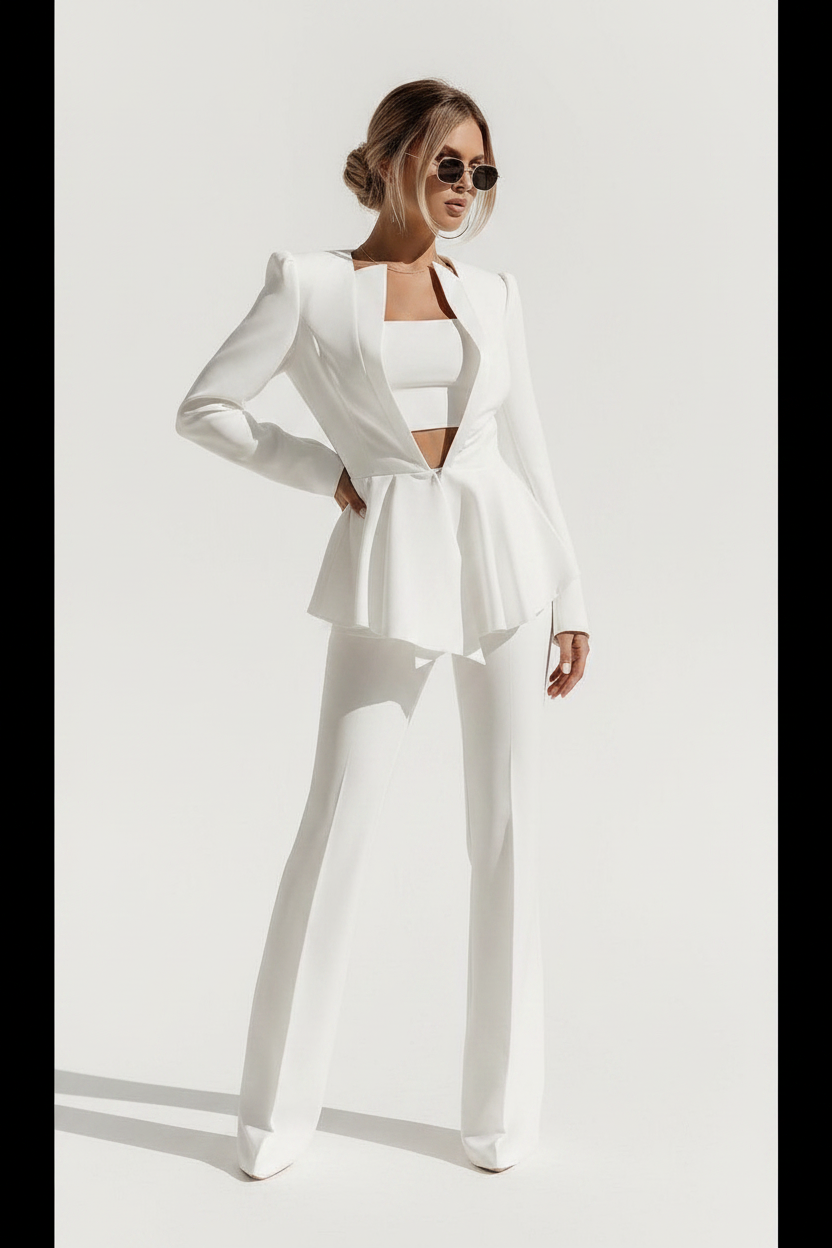 White Elegance Co-ord
