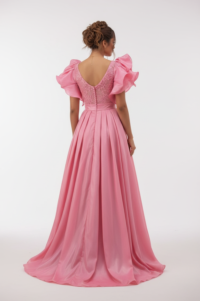 Lunara Evening Dress Back View