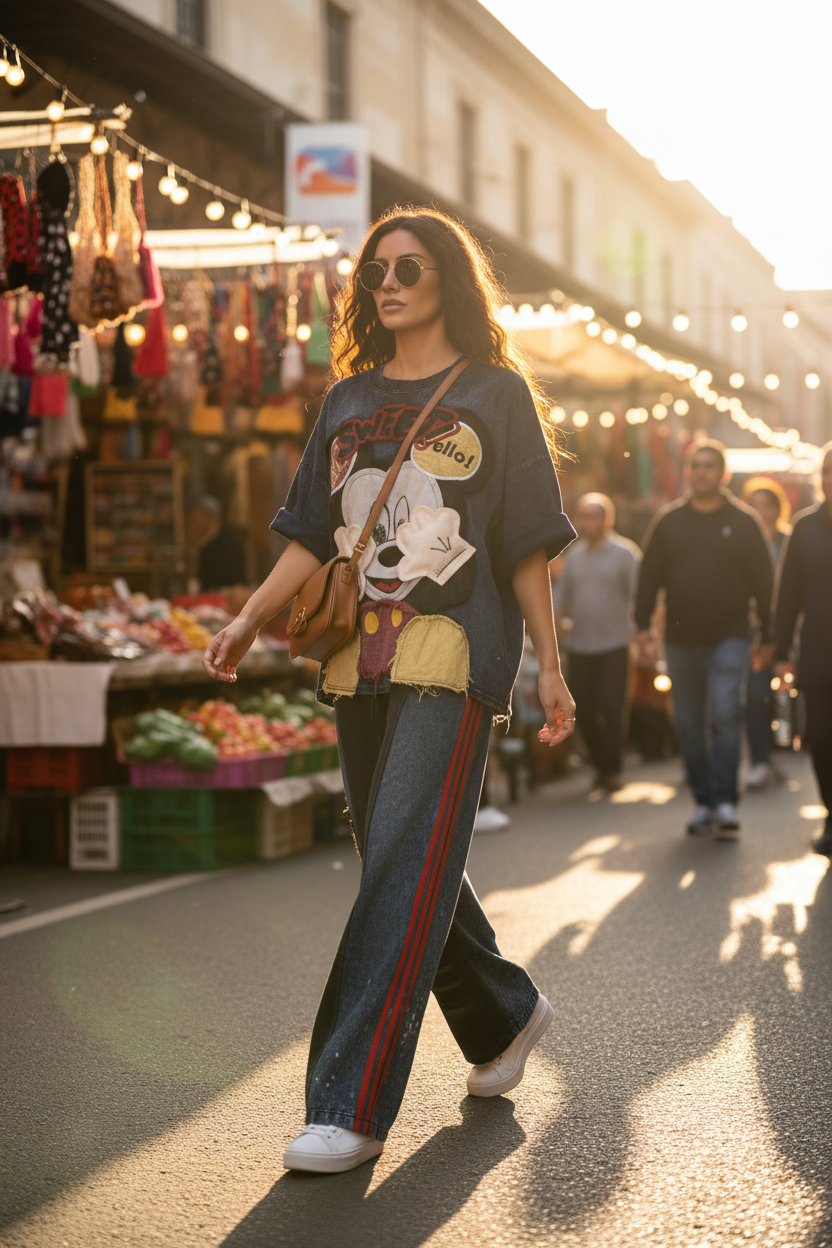 Mickey Denim Co-ord – Street Market