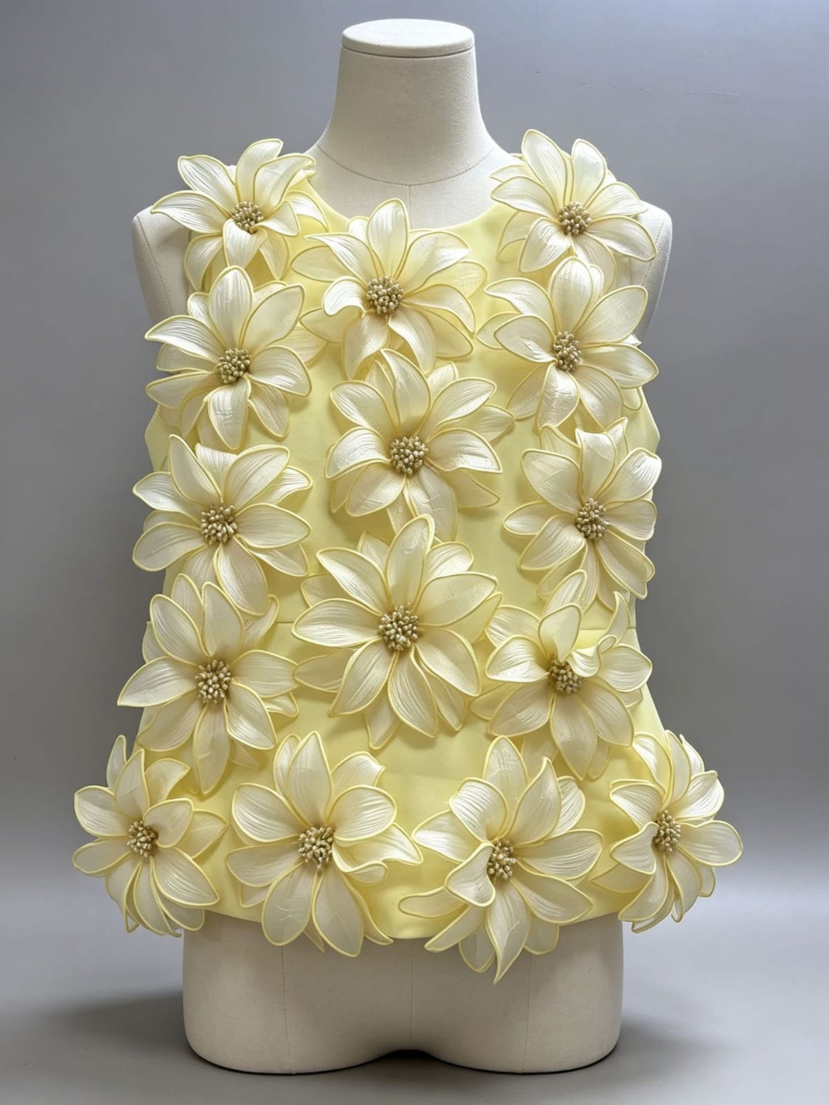 3D Flowered top