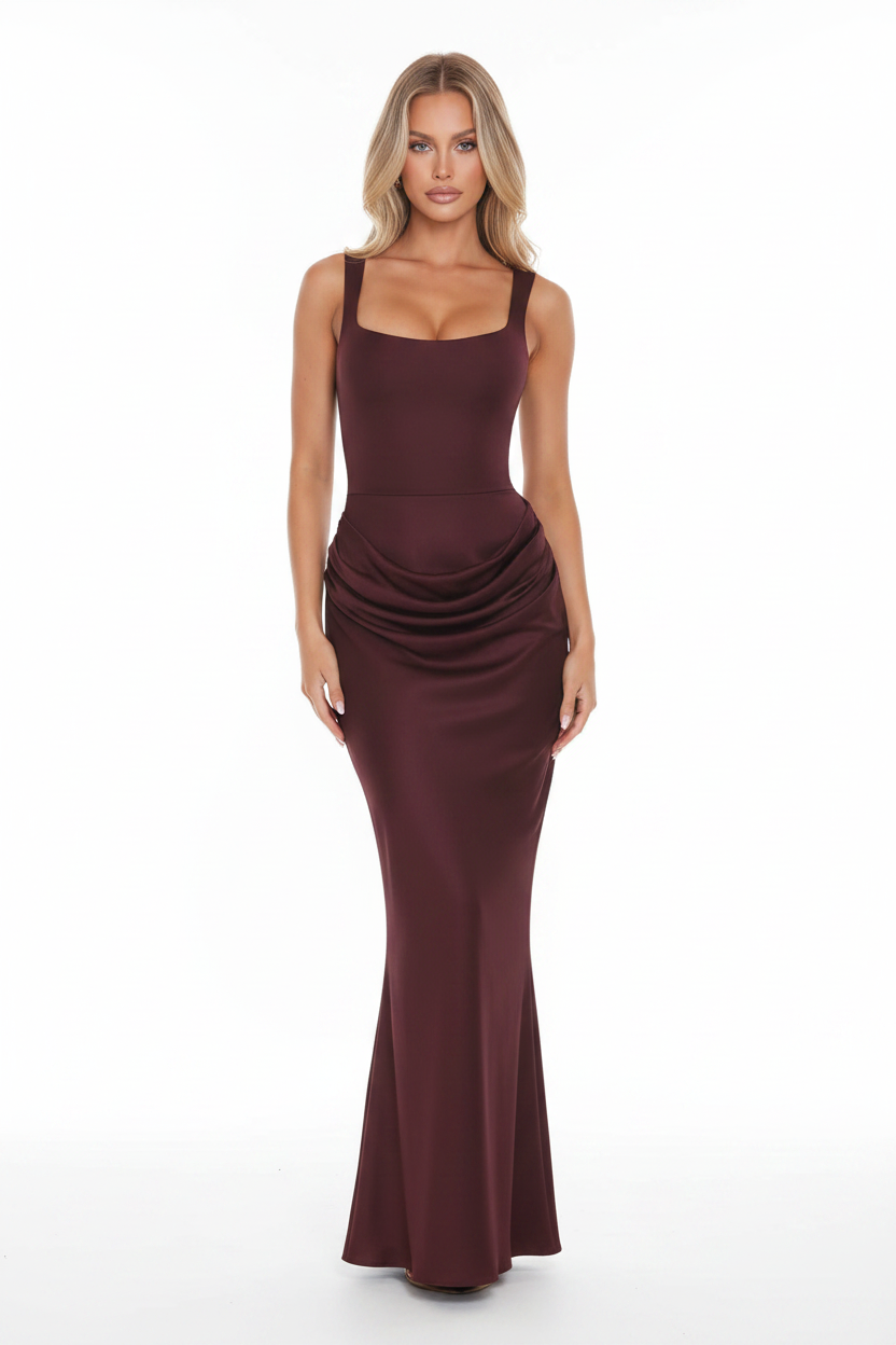 Solene Luxury Dress – Front View
