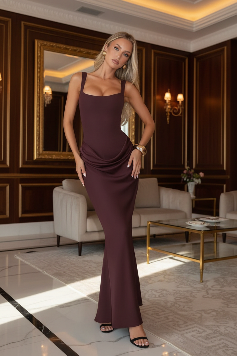 Solene Luxury Dress – Model Editorial