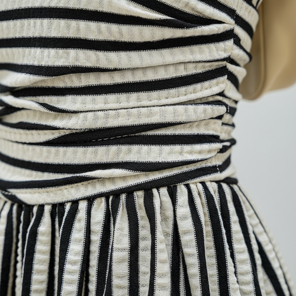 Verona Korean Dress – Fabric Detail