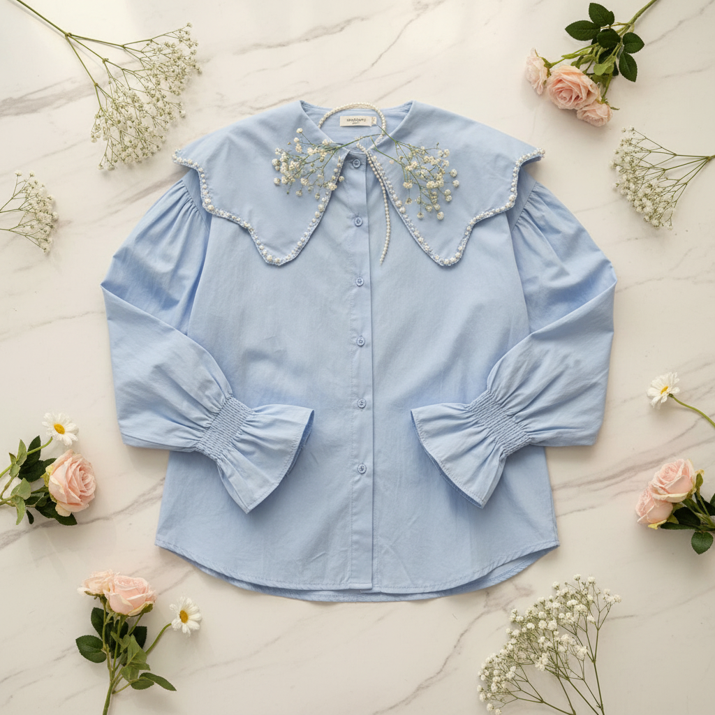 Aveline Statement Oversized Shirt for Women
