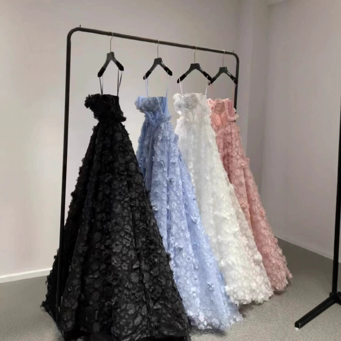Elegant Strapless Evening Dress Princess Dress Women's Light Luxury Niche High-end dress Dress Birthday Adult Ceremony