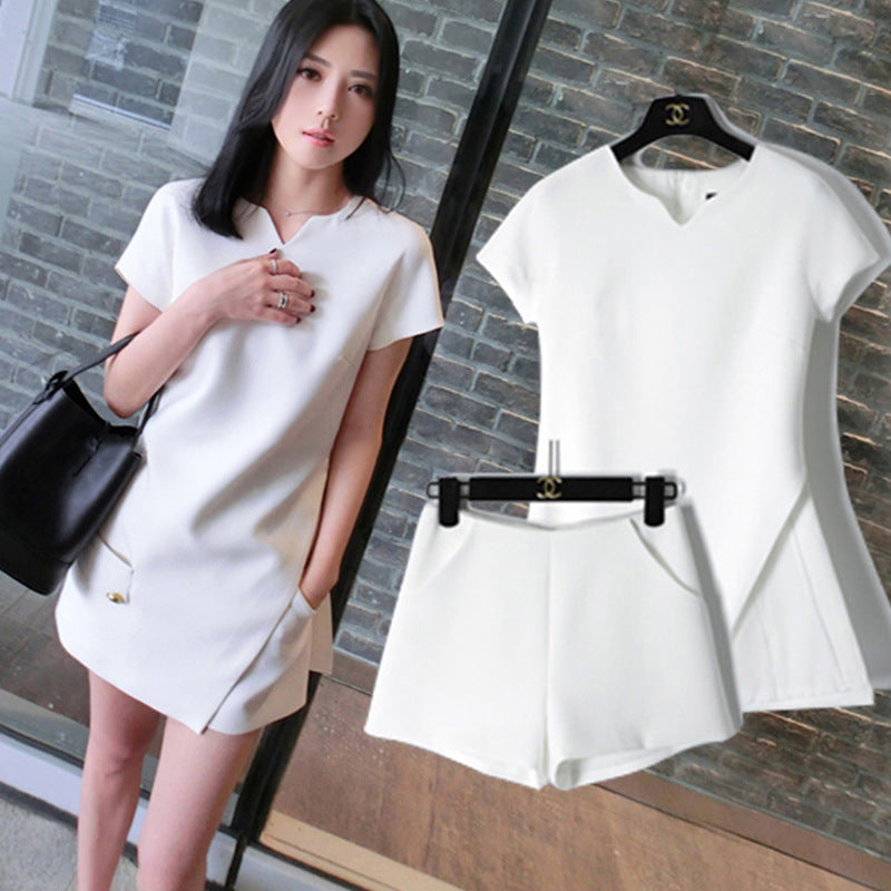 Enchanted 2026 Summer Two-Piece Set: Hong Kong Style Soft Girl Chic for Petite Women