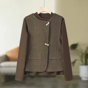 Paparazzi Closet Spring Three-Piece Vest Coat and Jacket Set for Women