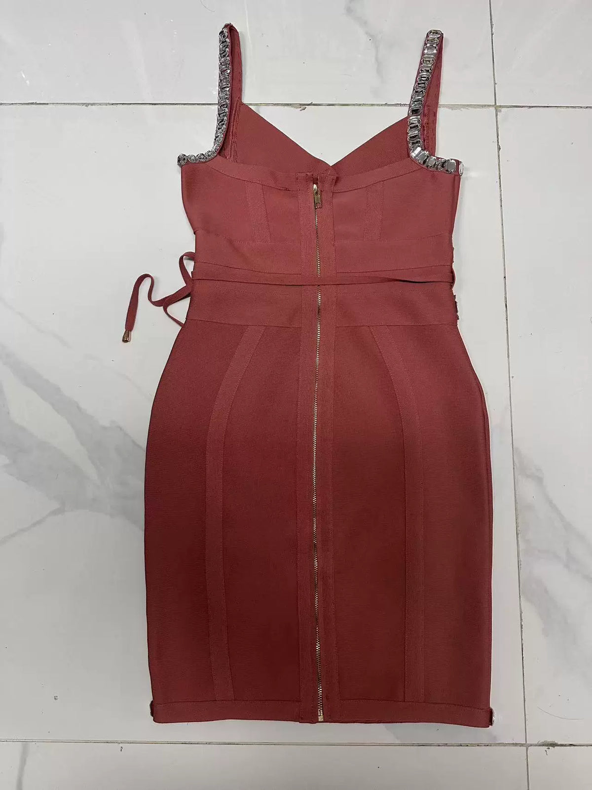 New Amazon Aliexpress Foreign Trade Cross-Border Suspender Heavy-Duty Sexy Socialite Hip-Hugging Bandage Dress Dress