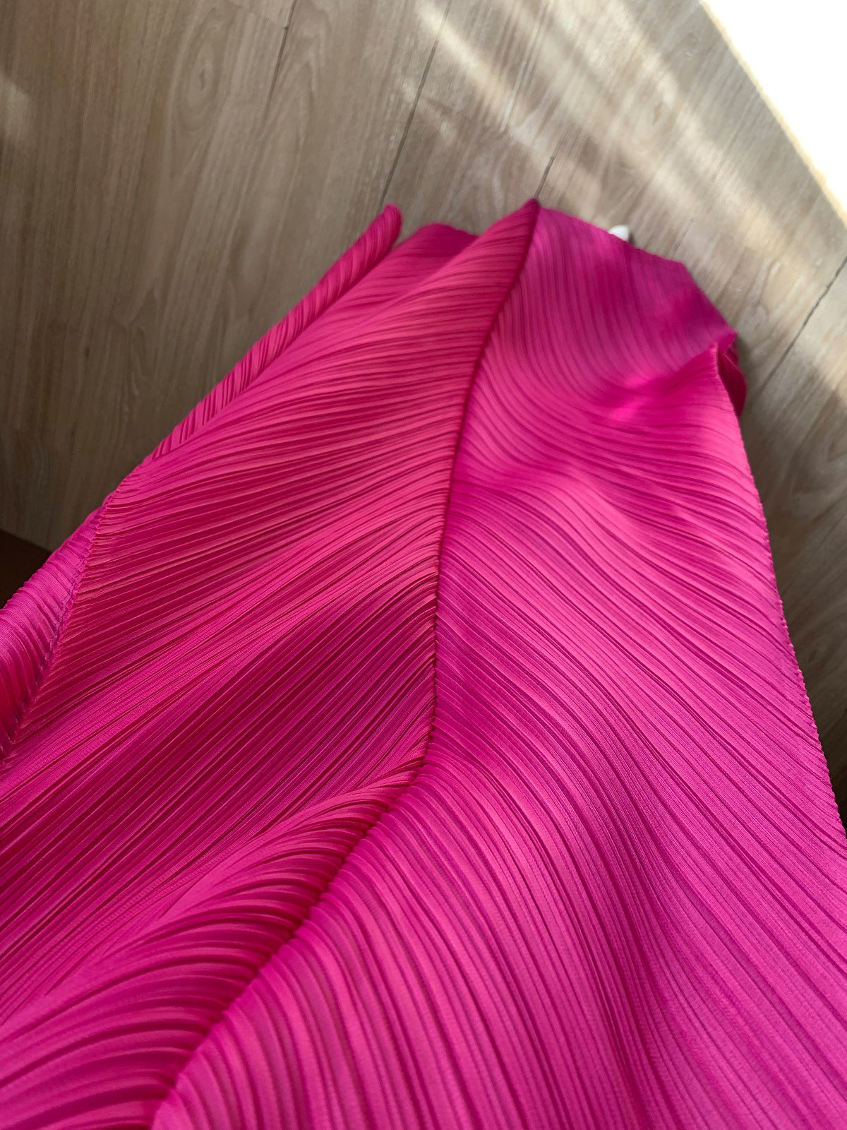Fashionable Pleated Dress for Women, High-End, Loose, Slim, Extra Long, Large Size Long Skirt, Dress, Dress