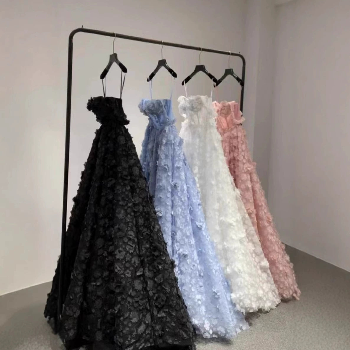 Elegant Strapless Evening Dress Princess Dress Women's Light Luxury Niche High-end dress Dress Birthday Adult Ceremony