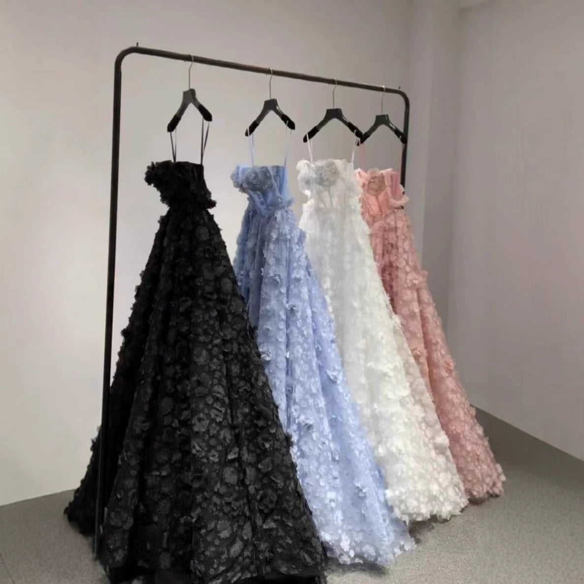 Elegant Strapless Evening Dress Princess Dress Women's Light Luxury Niche High-end dress Dress Birthday Adult Ceremony