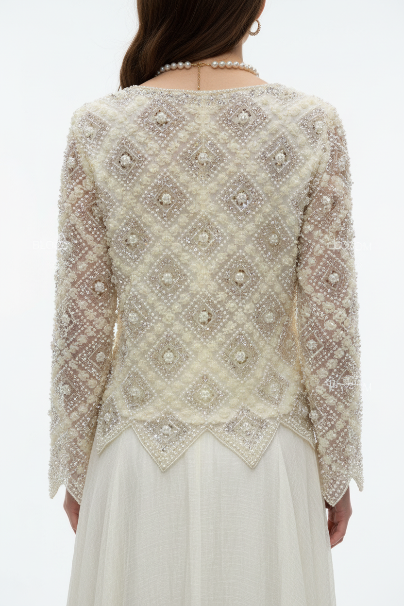 TREBUKA BEADED TOP FOR WOMEN