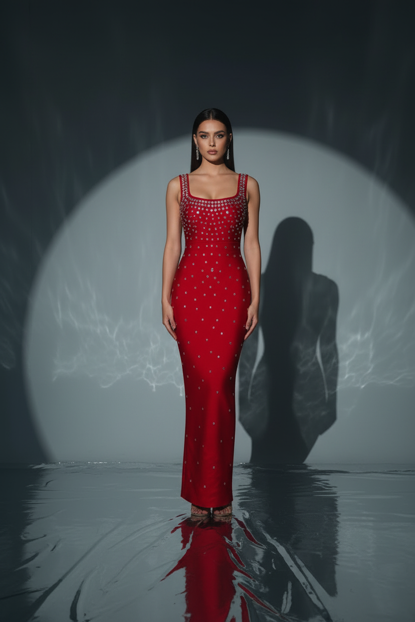 Crystal Dress - Red Solo