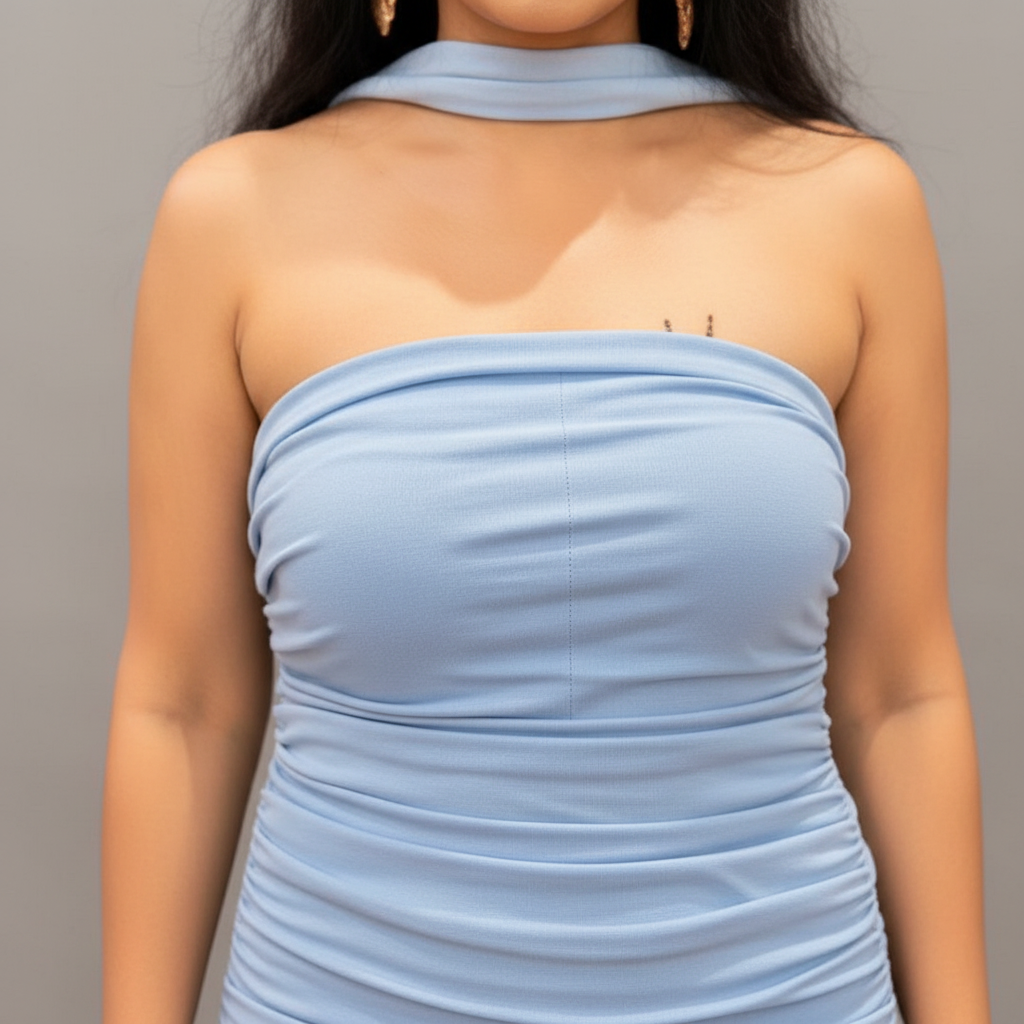Electric Blue Tube Dress