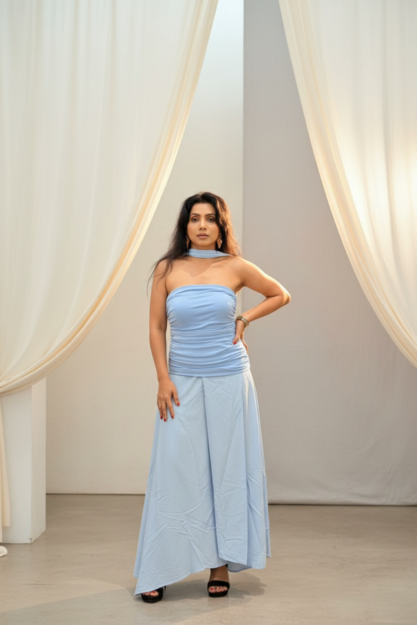 Electric Blue Tube Dress