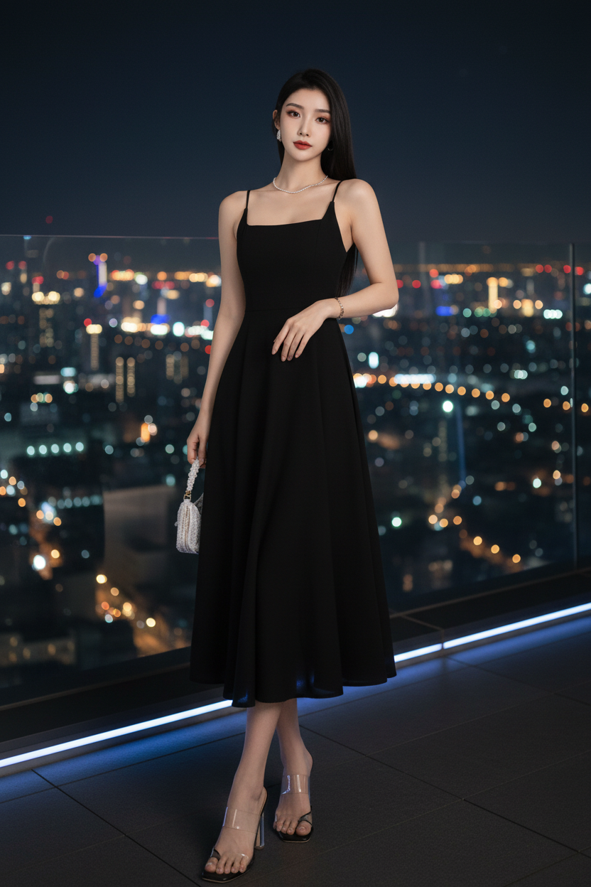 The All-Day All-Night Black Dress