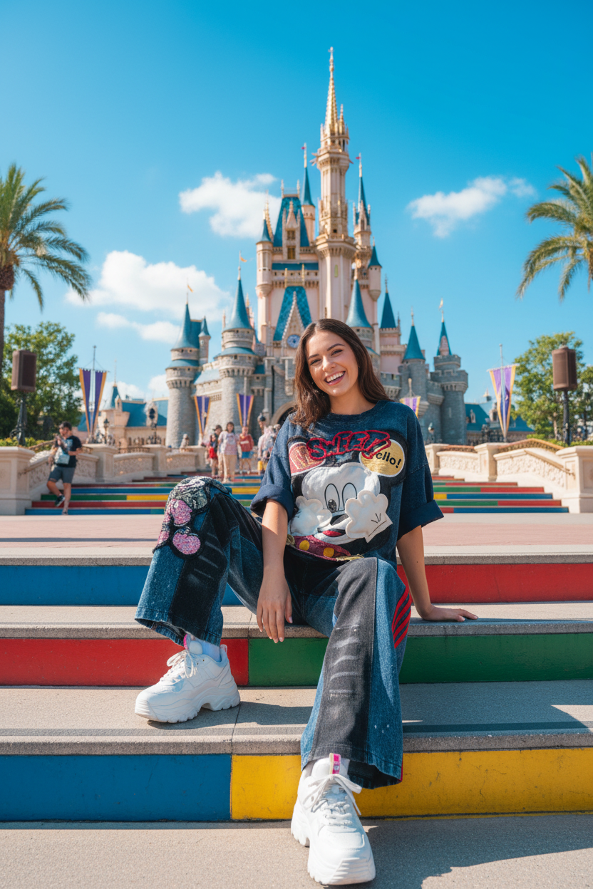 Mickey Denim Co-ord – Theme Park