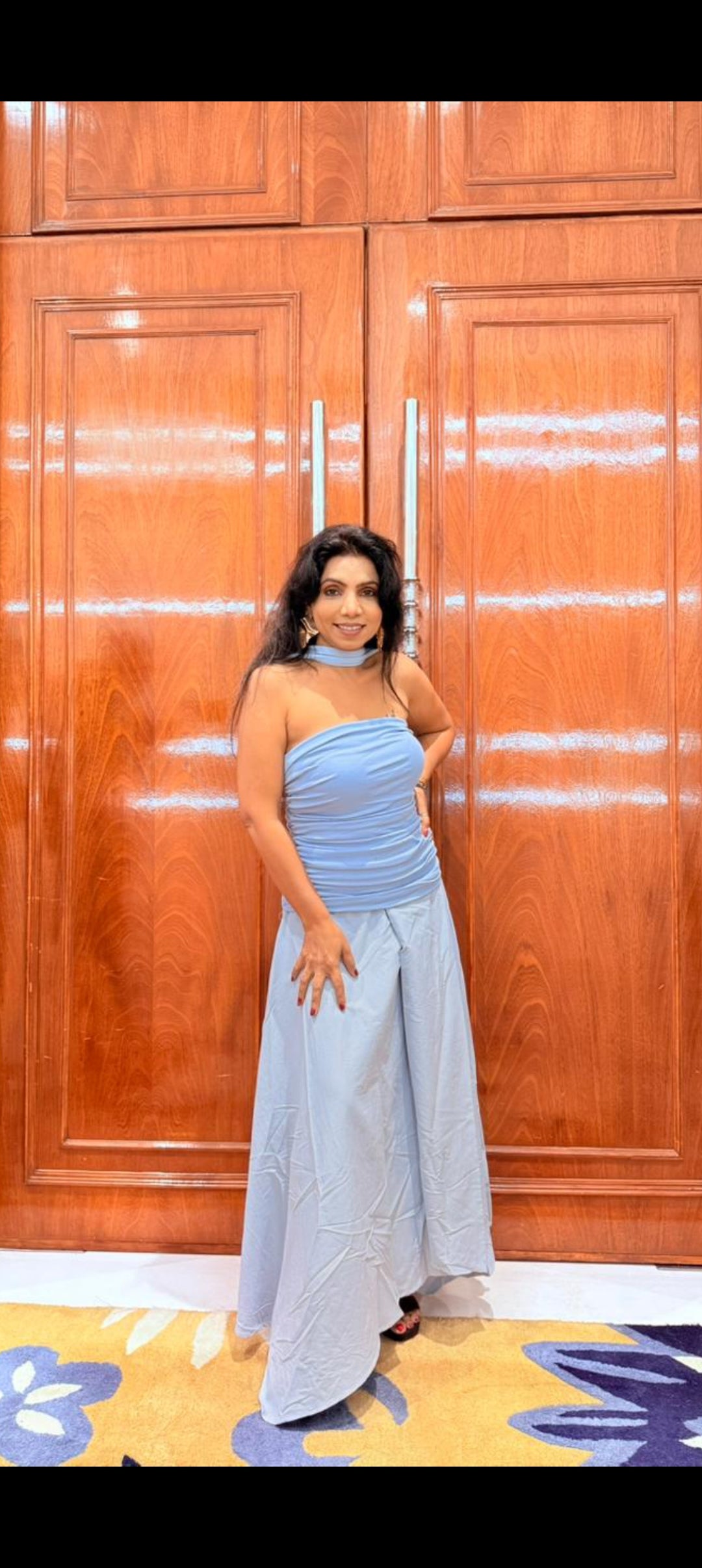 Electric Blue Tube Short Dress