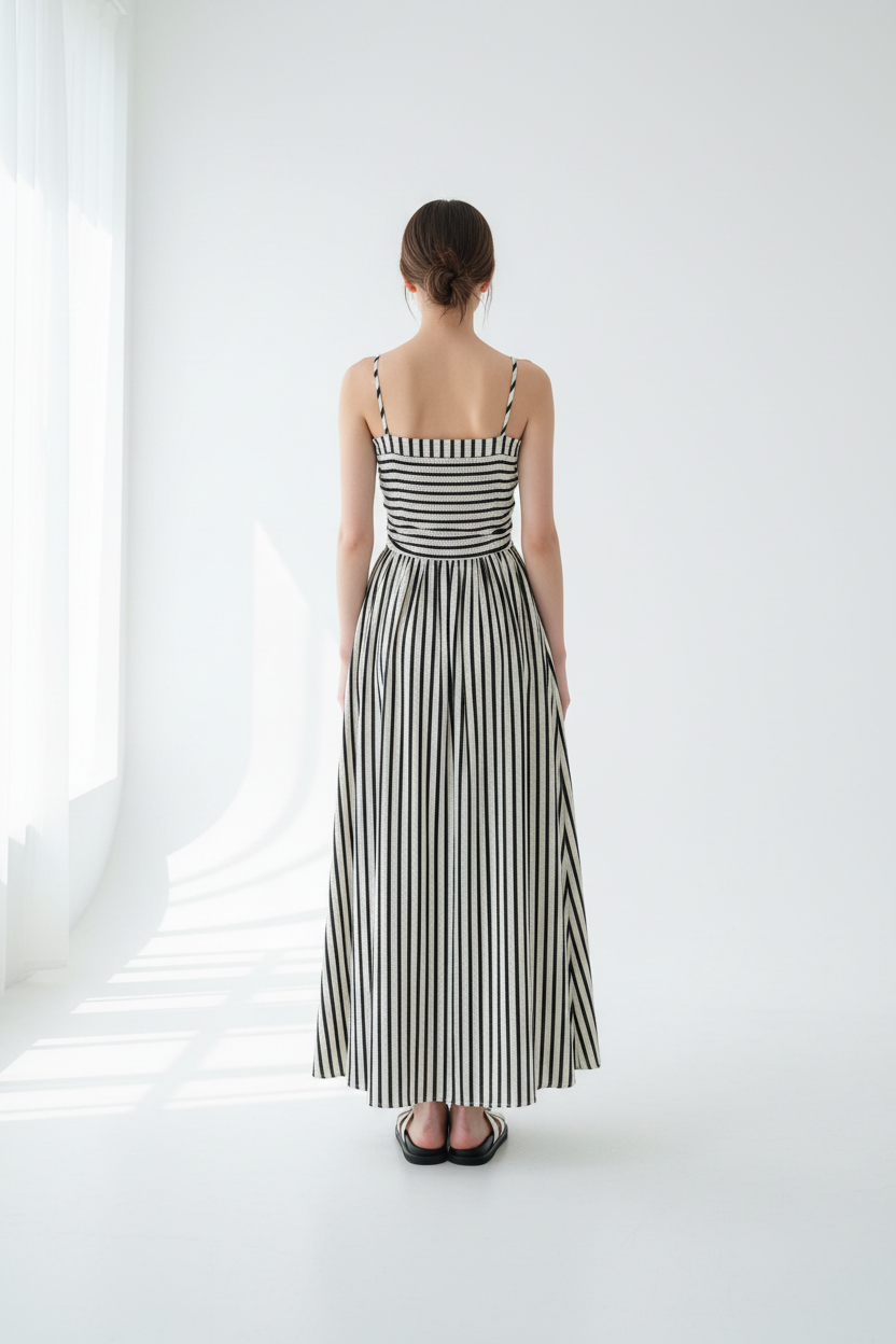Verona Korean Dress – Back View